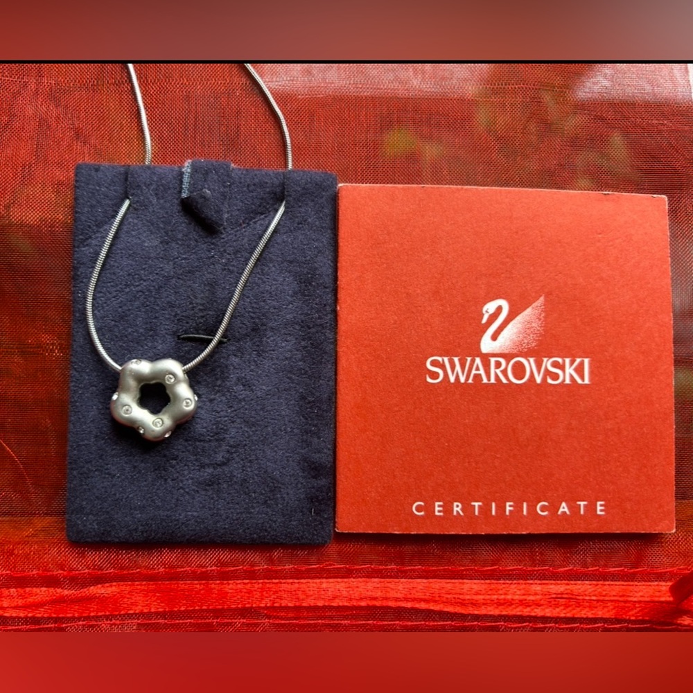 Swarovski Floral Crystal Necklace